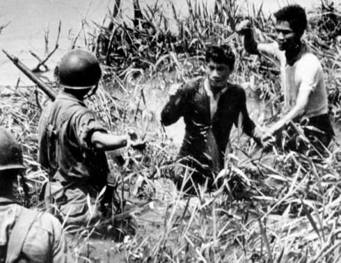 Captured Viet Cong Guerrillas